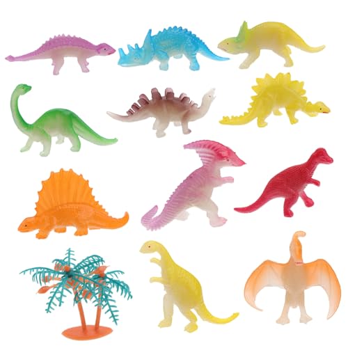 SKISUNO 12Stücke Leuchtende Dinosaurier Modelle Simulation für Kreatives Tierspielzeug Intelligenz und Kreativität SKISUNO 12Stücke Leuchtende Dinosaurier Modelle Simulation für Kreatives Tierspielzeug Intelligenz und Kreativität von SKISUNO