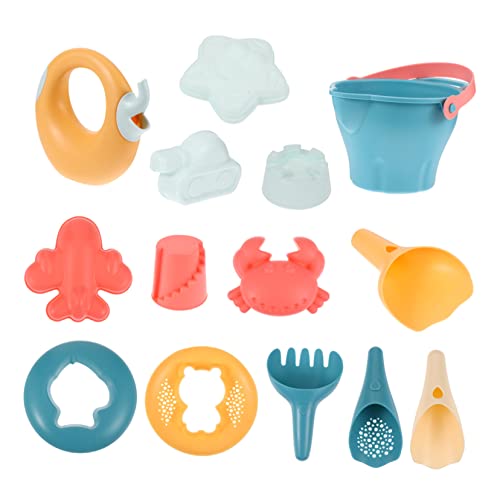 SKISUNO 14Stücke Teiliges Sandspielzeug Set für Kreative Strandspielzeuge mit Eimer und Vielseitigen Sandformen für Unvergessliche Sommertage Am Strand Sandkasten SKISUNO 14Stücke Teiliges Sandspielzeug Set für Kreative Strandspielzeuge mit Eimer und Vielseitigen Sandformen für Unvergessliche Sommertage Am Strand Sandkasten von SKISUNO