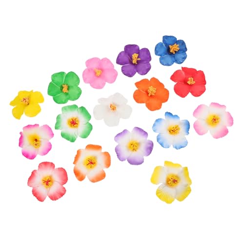 SKISUNO 17 Stück Teiliges Künstliches Hibiskusblumen für Hawaiianische Partydekoration Vielseitige Tisch und Haaraccessoires Lebensecht Wirkende Tropische Blumen für Strand und SKISUNO 17 Stück Teiliges Künstliches Hibiskusblumen für Hawaiianische Partydekoration Vielseitige Tisch und Haaraccessoires Lebensecht Wirkende Tropische Blumen für Strand und von SKISUNO