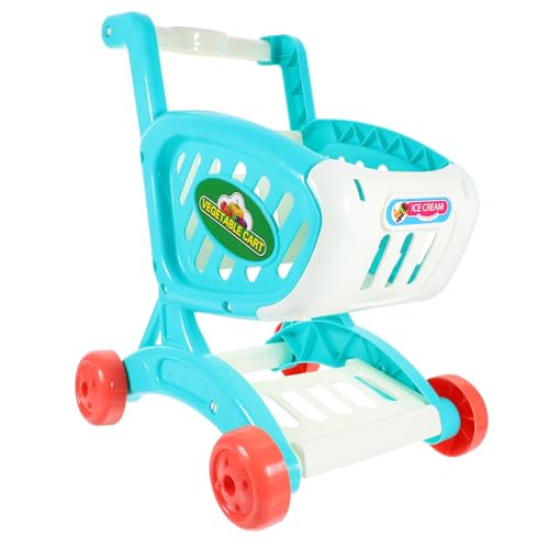 SKISUNO Spielzeug-Trolley Simulierter Einkaufswagen Für Kinder Mini-Kinderwagen Aus Kunststoff Puppenregale Kinderspielzeug von SKISUNO
