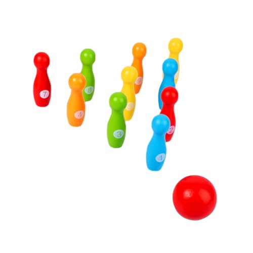 SKISUNO 1Satz Bowling Pädagogisches Wurfspielzeug für Kleinkinder Interaktives Motorik und Koordination Jungen SKISUNO 1Satz Bowling Pädagogisches Wurfspielzeug für Kleinkinder Interaktives Motorik und Koordination Jungen von SKISUNO