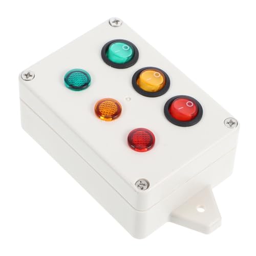 SKISUNO 1Satz Busy Board mit Farben Licht DIY Schalter für Sensorisches Beschäftigt für Kreative Lernspiele für Frühe Pädagogik von SKISUNO
