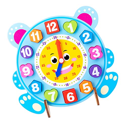 SKISUNO 1Satz Cartoon Lernspielzeug Uhr aus Holz Pädagogisches zur Frühen Bildung für Fördert Kreativität Hand Augen Koordination und Zahlenverständnis für Vorschulkinder SKISUNO 1Satz Cartoon Lernspielzeug Uhr aus Holz Pädagogisches zur Frühen Bildung für Fördert Kreativität Hand Augen Koordination und Zahlenverständnis für Vorschulkinder von SKISUNO