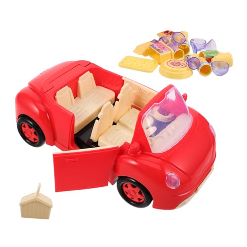SKISUNO 1Satz Familien Picknick Spielzeugset Offenes Cabrio mit Miniaturgeschirr und Lebensmittel für Fantasievolles Rollenspiel für Kleinkinder Fördert Soziale Fähigkeiten SKISUNO 1Satz Familien Picknick Spielzeugset Offenes Cabrio mit Miniaturgeschirr und Lebensmittel für Fantasievolles Rollenspiel für Kleinkinder Fördert Soziale Fähigkeiten von SKISUNO