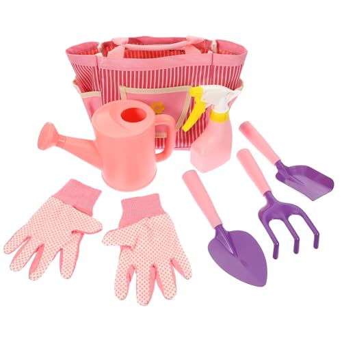 SKISUNO 1Satz Gartenwerkzeug für Teiliges Kit mit Harke Gießkanne Handschuhen und Tragetasche für Gartenarbeit Strandspielzeug und Outdoor Aktivitäten für Jungen SKISUNO 1Satz Gartenwerkzeug für Teiliges Kit mit Harke Gießkanne Handschuhen und Tragetasche für Gartenarbeit Strandspielzeug und Outdoor Aktivitäten für Jungen von SKISUNO