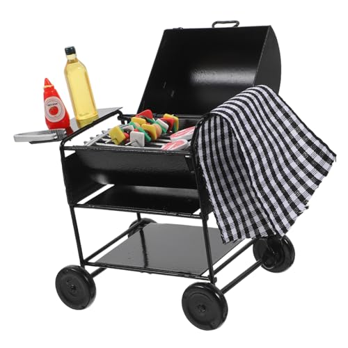 SKISUNO 1Satz Grillmöbel für Puppenhaus Realistisches BBQ Zubehör Kompakt und Leicht für Rollenspiele Perfektes Mini für Outdoor Szenen SKISUNO 1Satz Grillmöbel für Puppenhaus Realistisches BBQ Zubehör Kompakt und Leicht für Rollenspiele Perfektes Mini für Outdoor Szenen von SKISUNO