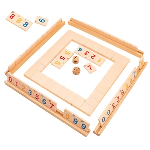 SKISUNO 1Satz Holz Brettspiel für Lehrreiches mit Spieler für Familienfeiern und Unterhaltung Fördert durch Spielspaß SKISUNO 1Satz Holz Brettspiel für Lehrreiches mit Spieler für Familienfeiern und Unterhaltung Fördert durch Spielspaß von SKISUNO