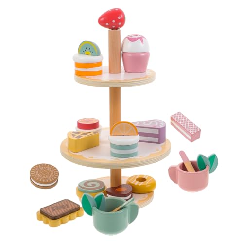 SKISUNO 1Satz Kuchenset für Stöckige Dessert Teeparty mit Realistischen Rollenspiele und Kreative Aktivitäten für Jungen und Jahren SKISUNO 1Satz Kuchenset für Stöckige Dessert Teeparty mit Realistischen Rollenspiele und Kreative Aktivitäten für Jungen und Jahren von SKISUNO