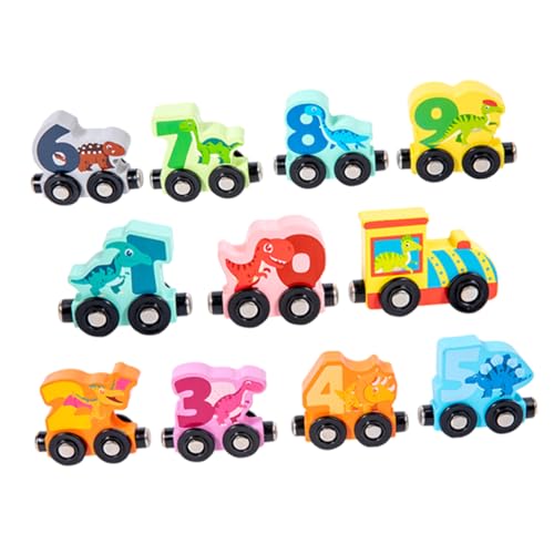 SKISUNO 1Satz Lernspielzeug Holzeisenbahn Set für Kleinkinder Niedliches Dinosaurier Zahlenzugspielzeug Hand Augen Koordination und Feinmotorik und Strapazierfähig SKISUNO 1Satz Lernspielzeug Holzeisenbahn Set für Kleinkinder Niedliches Dinosaurier Zahlenzugspielzeug Hand Augen Koordination und Feinmotorik und Strapazierfähig von SKISUNO