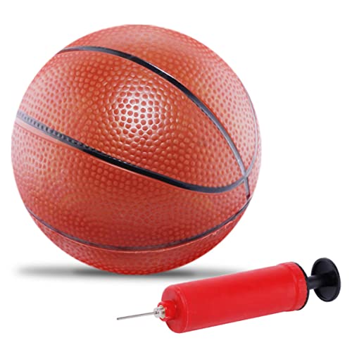 SKISUNO 1Satz Mini Basketball mit Inflationspumpe Aufblasbarer Basketball für Sicherheitsmaterial und Elastisch für Wasserspiele von SKISUNO