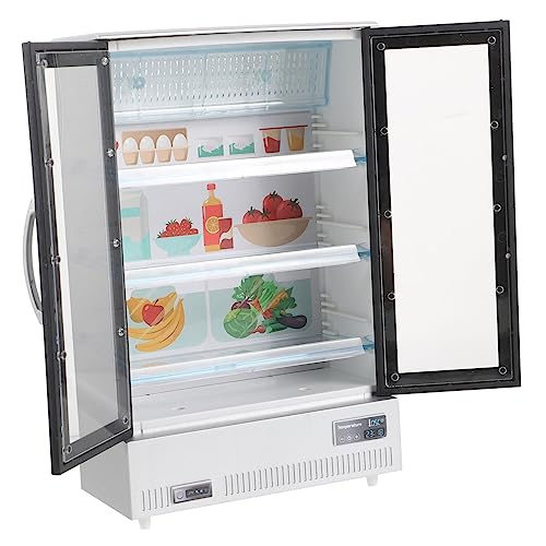 SKISUNO 1Satz Mini Kühlschrank für Puppenhaus Dekoration Sicher für Kreative Spielideen und Mikroszenen von SKISUNO