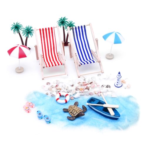 SKISUNO 1Satz Mini Strandstuhl Mini Beach Dekoration für Mikro Landschafts Kinderspielzeug Realistische Mini Deko für Dollhouse und DIY Garten Dekoration Strandzubehör SKISUNO 1Satz Mini Strandstuhl Mini Beach Dekoration für Mikro Landschafts Kinderspielzeug Realistische Mini Deko für Dollhouse und DIY Garten Dekoration Strandzubehör von SKISUNO
