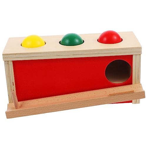 SKISUNO 1Satz Montessori Holzbox Für Sensomotorische Mit Kugeln Zur Verbesserung Der Hand Augen Koordination Und Feinmotorik Bildungsspielzeug Für Kleinkinder von SKISUNO