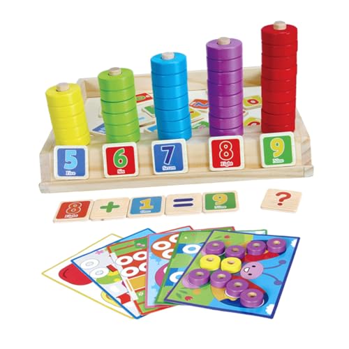 SKISUNO 1Satz Multifunktionales Holzspielzeug Puzzle für Lernspielzeug Mathefähigkeiten Handgefertigt mit Glatten Kanten für Kleinkinder Ab Jahr Sicheres SKISUNO 1Satz Multifunktionales Holzspielzeug Puzzle für Lernspielzeug Mathefähigkeiten Handgefertigt mit Glatten Kanten für Kleinkinder Ab Jahr Sicheres von SKISUNO
