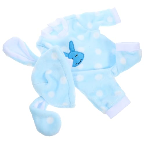 SKISUNO 1Satz Puppen Hasen Kleidung mit Pyjama und Schuhen Niedliches Kaninchenkostüm für Puppen Anziehaccessoires für Kleine zu Feiertagen SKISUNO 1Satz Puppen Hasen Kleidung mit Pyjama und Schuhen Niedliches Kaninchenkostüm für Puppen Anziehaccessoires für Kleine zu Feiertagen von SKISUNO