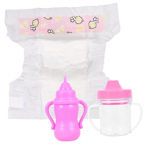 SKISUNO 1Satz Puppenmilchflaschen mit Niedlichen Babyflaschen und Mini für Puppen Babypartygeschenke für Rollenspiele und Puppenhäuser SKISUNO 1Satz Puppenmilchflaschen mit Niedlichen Babyflaschen und Mini für Puppen Babypartygeschenke für Rollenspiele und Puppenhäuser von SKISUNO