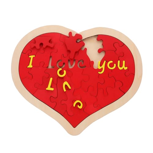 SKISUNO 1Satz Puzzle Valentinstag Exquisit Gestaltetes Handgefertigtes Holzpuzzle für Kreative Denkspiele zur Hochzeit für Dekoration Jedem SKISUNO 1Satz Puzzle Valentinstag Exquisit Gestaltetes Handgefertigtes Holzpuzzle für Kreative Denkspiele zur Hochzeit für Dekoration Jedem von SKISUNO