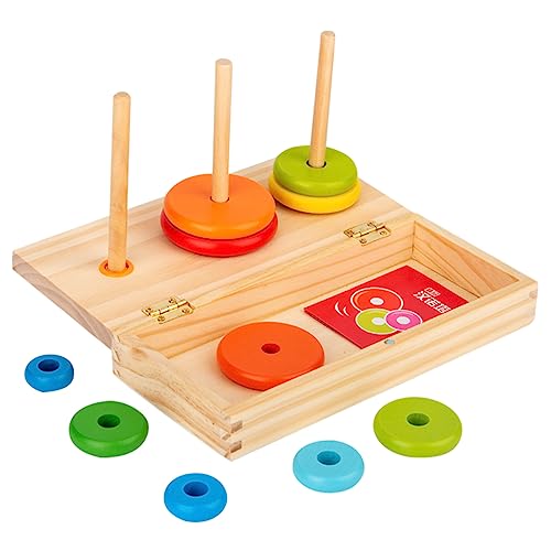 SKISUNO 1Satz Stapelbare Ringe aus Stapelspielzeug für Kleinkinder Teiliges Kreativität und Motorischen Fähigkeiten für Reisen und SKISUNO 1Satz Stapelbare Ringe aus Stapelspielzeug für Kleinkinder Teiliges Kreativität und Motorischen Fähigkeiten für Reisen und von SKISUNO