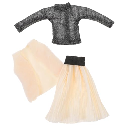 SKISUNO 1Satz Wiederverwendbares Puppenkleid Für Puppen Puppenkleidung Mit Rock Und Weste Zubehör Für Fördert Kreativität Und Spielvergnügen SKISUNO 1Satz Wiederverwendbares Puppenkleid Für Puppen Puppenkleidung Mit Rock Und Weste Zubehör Für Fördert Kreativität Und Spielvergnügen von SKISUNO