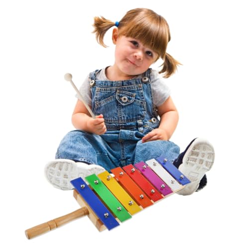 SKISUNO 1Stück Holz Xylophon für Teiliges Musikinstrument aus Hochwertigem Holz und Aluminium Noten Fördert Musikalische Fähigkeiten und Koordination für Früherziehung SKISUNO 1Stück Holz Xylophon für Teiliges Musikinstrument aus Hochwertigem Holz und Aluminium Noten Fördert Musikalische Fähigkeiten und Koordination für Früherziehung von SKISUNO