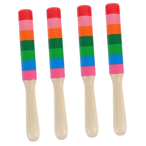 SKISUNO 2 Paare Holz Rhythmusstäbe Percussion Instrumente Sticks aus Robustem Holz mit Abgerundeten Kanten für Musikalische Früherziehung und Kreatives SKISUNO 2 Paare Holz Rhythmusstäbe Percussion Instrumente Sticks aus Robustem Holz mit Abgerundeten Kanten für Musikalische Früherziehung und Kreatives von SKISUNO