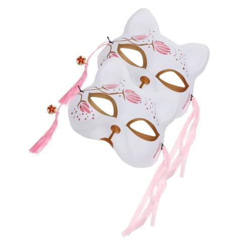 SKISUNO 2 Stück Sakura Fuchs Cosplay Maske für Halloween Kostüm Party Leichte Kreative Gesichtsbedeckung für Maskenbälle Fasching und Rollenspiele Sicher und Einfach zu Tragen SKISUNO 2 Stück Sakura Fuchs Cosplay Maske für Halloween Kostüm Party Leichte Kreative Gesichtsbedeckung für Maskenbälle Fasching und Rollenspiele Sicher und Einfach zu Tragen von SKISUNO