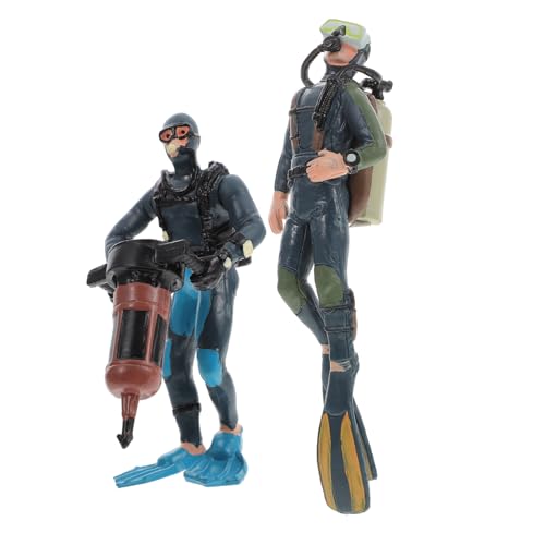 SKISUNO 2 Stück Simulierte Taucher Skulpturen für Desktop Dekoration Realistische Unterwasser Figurinen für Erwachsene Wasserspielzeug und Lernspielzeug für Entwicklung von Kreativität und SKISUNO 2 Stück Simulierte Taucher Skulpturen für Desktop Dekoration Realistische Unterwasser Figurinen für Erwachsene Wasserspielzeug und Lernspielzeug für Entwicklung von Kreativität und von SKISUNO