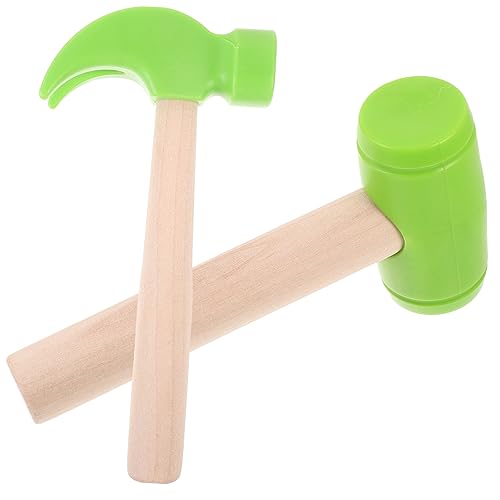SKISUNO 2 Stück Teiliges Hammer aus Holz Sicherer Leichter Holzgriff Kleine Hämmer für Kinderhand Fördert und Motorikfähigkeiten Langlebig und Komfortabel für Fantasievolles SKISUNO 2 Stück Teiliges Hammer aus Holz Sicherer Leichter Holzgriff Kleine Hämmer für Kinderhand Fördert und Motorikfähigkeiten Langlebig und Komfortabel für Fantasievolles von SKISUNO