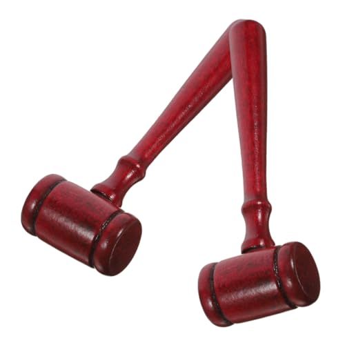 SKISUNO 2 Stück Teiliges Holzhammer Richterhammer Gerichtshammer mit Klarem Klopfgeräusch Robustes Richter Requisit für Rollenspiel und Versteigerung SKISUNO 2 Stück Teiliges Holzhammer Richterhammer Gerichtshammer mit Klarem Klopfgeräusch Robustes Richter Requisit für Rollenspiel und Versteigerung von SKISUNO