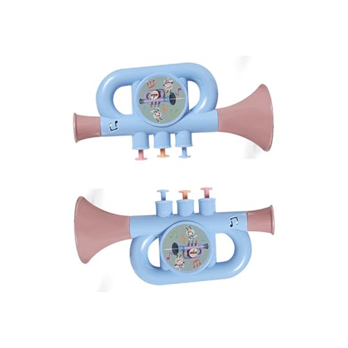 SKISUNO 2 Stück Teiliges Wasserblasinstrument Trumpetenform Wasserspielzeug für Strand Pool Outdoor Blau SKISUNO 2 Stück Teiliges Wasserblasinstrument Trumpetenform Wasserspielzeug für Strand Pool Outdoor Blau von SKISUNO