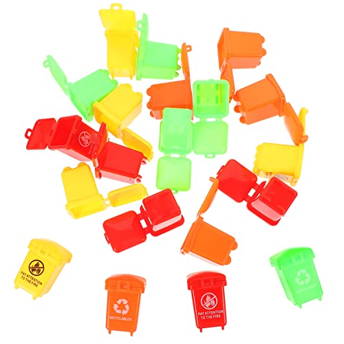 SKISUNO Miniatur-mülleimer-Spielzeug Kleine Mülltonnen Simulation Müllcontainer Kinder Spielzeug Lebensechte Form Zum Selbermachen von SKISUNO