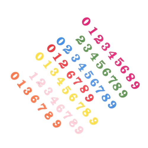 SKISUNO 200Stücke Holzzahlen Lernspielzeug Farbige Holzzahlen für Mathematikspiel Digitales Kognitives für Ab Jahren Unterstützt Kreatives Lernen und Denkfähigkeiten von SKISUNO