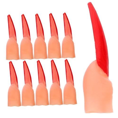 SKISUNO 20Stücke Halloween Zombie Fingernägel Künstliche Finger für Gruselige Partys Requisiten für Hexen und Zombie Cosplay Lebendige Kunststoff Abdeckungen SKISUNO 20Stücke Halloween Zombie Fingernägel Künstliche Finger für Gruselige Partys Requisiten für Hexen und Zombie Cosplay Lebendige Kunststoff Abdeckungen von SKISUNO