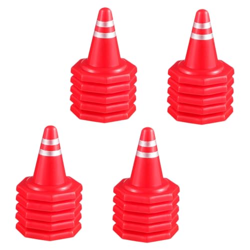 SKISUNO 24Stücke Mini Verkehrskegel aus Material Kognitionsspielzeug für Verkehrssicherheits Training Lustige Szene Accessoires für Kreatives SKISUNO 24Stücke Mini Verkehrskegel aus Material Kognitionsspielzeug für Verkehrssicherheits Training Lustige Szene Accessoires für Kreatives von SKISUNO