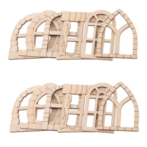 SKISUNO 25stücke Miniatur Holztür Und Fenster Set Teiliges Bastelset Für Garten Und Außendekoration Unbemalt Kreative Gestaltung Für Feengärten Und Terrassen Langlebig Und Charmant SKISUNO 25stücke Miniatur Holztür Und Fenster Set Teiliges Bastelset Für Garten Und Außendekoration Unbemalt Kreative Gestaltung Für Feengärten Und Terrassen Langlebig Und Charmant von SKISUNO