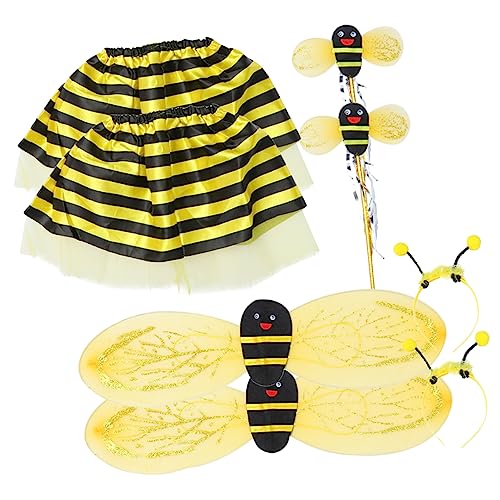 SKISUNO Kleine Bienen-Requisiten Rock Flügel Stirnband Für Kostümpartys Halloween-Partys Maskeraden Cosplay Geburtstagsparty SKISUNO Kleine Bienen-Requisiten Rock Flügel Stirnband Für Kostümpartys Halloween-Partys Maskeraden Cosplay Geburtstagsparty von SKISUNO