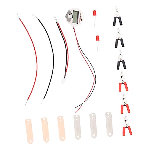 SKISUNO 2Sätze Fruchtbatterie Kit Für Physik Experimente DIY Kartoffelbatterie Für Schulprojekte Lehrreiche Wissenschaftsspiele Zur Stromerzeugung Gemüse von SKISUNO