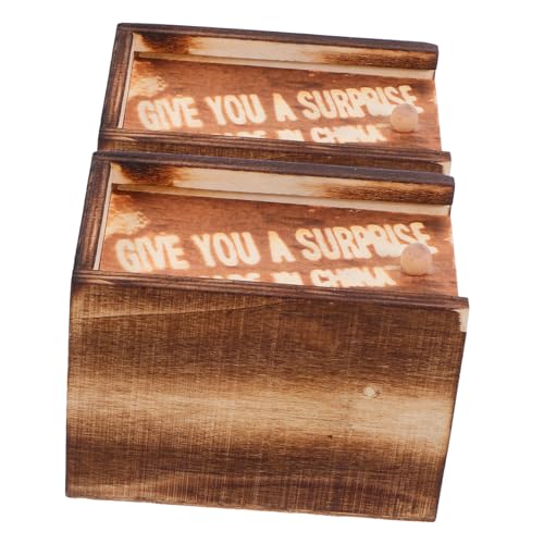 SKISUNO 2Satz Streich Holzbox mit Realistischer Spinne für Lustige Streiche Deko für Halloween Kostümpartys und Karneval Lebensechte SKISUNO 2Satz Streich Holzbox mit Realistischer Spinne für Lustige Streiche Deko für Halloween Kostümpartys und Karneval Lebensechte von SKISUNO
