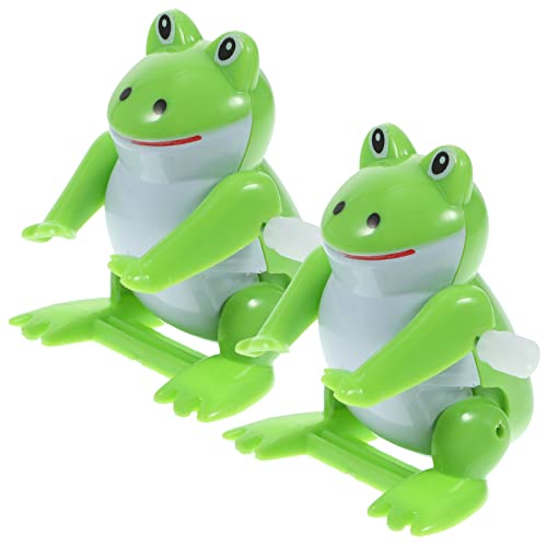 SKISUNO 2Stücke Aufziehbares Frosch Uhrwerksspielzeug Lernspielzeug für Fördert Fähigkeiten und Farberkennung Langlebig aus Batteriefrei und SKISUNO 2Stücke Aufziehbares Frosch Uhrwerksspielzeug Lernspielzeug für Fördert Fähigkeiten und Farberkennung Langlebig aus Batteriefrei und von SKISUNO