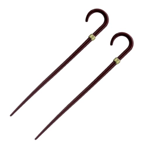 SKISUNO 2stücke Miniatur Vintage Handstock Accessoires Retro Gehstöcke Für -Dekoration Spielzeug Und Sammlerstücke Langlebig Und Vielseitig Einsetzbar von SKISUNO