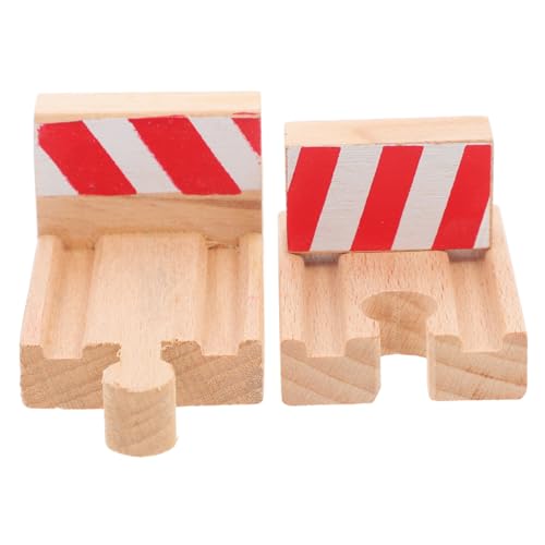 SKISUNO 2Stücke Holz Eisenbahngleis Zubehör für Kreative Gleiserweiterung für Kleine Zugliebhaber Fördert Motorische Fähigkeiten und Fantasie für Holzeisenbahn SKISUNO 2Stücke Holz Eisenbahngleis Zubehör für Kreative Gleiserweiterung für Kleine Zugliebhaber Fördert Motorische Fähigkeiten und Fantasie für Holzeisenbahn von SKISUNO