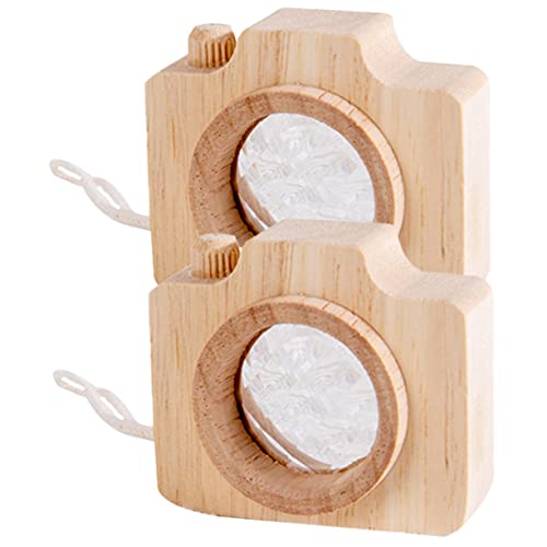 SKISUNO 2Stücke Holz für Kreative Interaktive Miniaturkamera mit Einzigartigen Visuellen Effekten Sicher für Stundenlangen Spielspaß SKISUNO 2Stücke Holz für Kreative Interaktive Miniaturkamera mit Einzigartigen Visuellen Effekten Sicher für Stundenlangen Spielspaß von SKISUNO