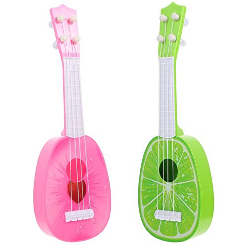 SKISUNO 2Stücke Mini Ukulele für Pädagogisches Musikinstrument zur Frühen für Jungen und Limette und Design SKISUNO 2Stücke Mini Ukulele für Pädagogisches Musikinstrument zur Frühen für Jungen und Limette und Design von SKISUNO
