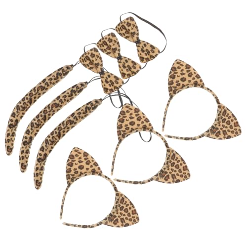 SKISUNO 3 Sätze Teiliges Katzenohren Stirnband Set mit und Fliege für Mädchen und Jungen Weiches Stoffmaterial für Halloween Cosplay und Kostümparty Accessoires SKISUNO 3 Sätze Teiliges Katzenohren Stirnband Set mit und Fliege für Mädchen und Jungen Weiches Stoffmaterial für Halloween Cosplay und Kostümparty Accessoires von SKISUNO