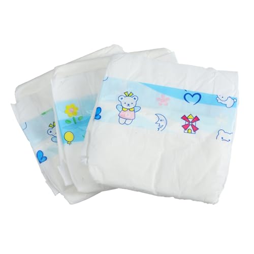 SKISUNO 3 Stück Puppenwindeln für Puppen Dekorative Puppenaccessoires für Praktische und Niedliche zur Puppenverkleidung Gestalten für Kleine Puppenliebhaber SKISUNO 3 Stück Puppenwindeln für Puppen Dekorative Puppenaccessoires für Praktische und Niedliche zur Puppenverkleidung Gestalten für Kleine Puppenliebhaber von SKISUNO