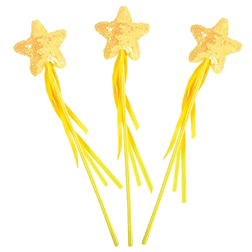 SKISUNO 3 Stück Sternförmige mit Glitzer Leuchtende Feenstäbe für Geburtstagsgeschenk Cosplay und Party Sicher und Vielseitig für Halloween und Bühnenauftritte SKISUNO 3 Stück Sternförmige mit Glitzer Leuchtende Feenstäbe für Geburtstagsgeschenk Cosplay und Party Sicher und Vielseitig für Halloween und Bühnenauftritte von SKISUNO