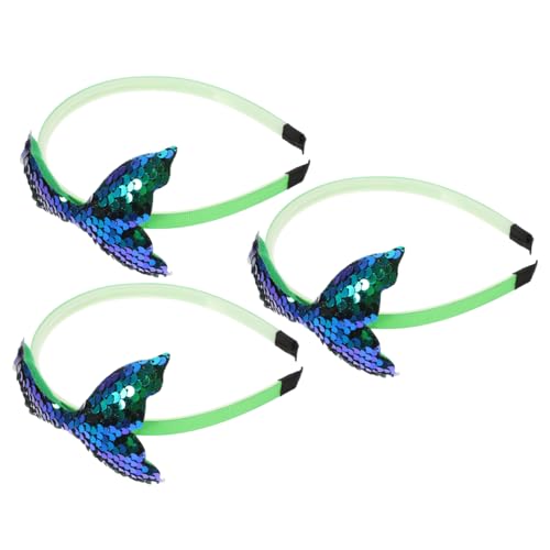 SKISUNO 3 Stück Stirnbänder Meerjungfrau Haarschmuck mit Glitzernden Pailletten Modische Haarreifen für Mädchen Vielseitig Kombinierbar für Geburtstag Party und Alltag SKISUNO 3 Stück Stirnbänder Meerjungfrau Haarschmuck mit Glitzernden Pailletten Modische Haarreifen für Mädchen Vielseitig Kombinierbar für Geburtstag Party und Alltag von SKISUNO