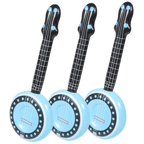 SKISUNO 3 Stück Teiliges Aufblasbares Musikinstrument PVC Lustige Party Dekoration Bühnenrequisiten Banjo Kindergeburtstag Leichte Tragbare Musikspielzeuge SKISUNO 3 Stück Teiliges Aufblasbares Musikinstrument PVC Lustige Party Dekoration Bühnenrequisiten Banjo Kindergeburtstag Leichte Tragbare Musikspielzeuge von SKISUNO