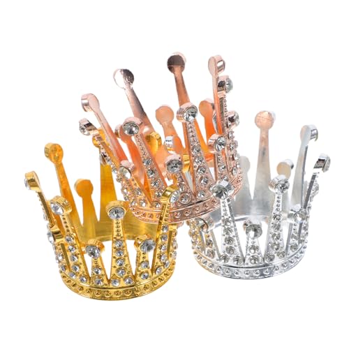 SKISUNO 3 Stücke Mini Crown Cake Topper Shiny Strass Crown Prop Kuchen Dekorationen Mini Barock Crown Cake Top Ornamente Geburtstag Kuchen Dekore SKISUNO 3 Stücke Mini Crown Cake Topper Shiny Strass Crown Prop Kuchen Dekorationen Mini Barock Crown Cake Top Ornamente Geburtstag Kuchen Dekore von SKISUNO