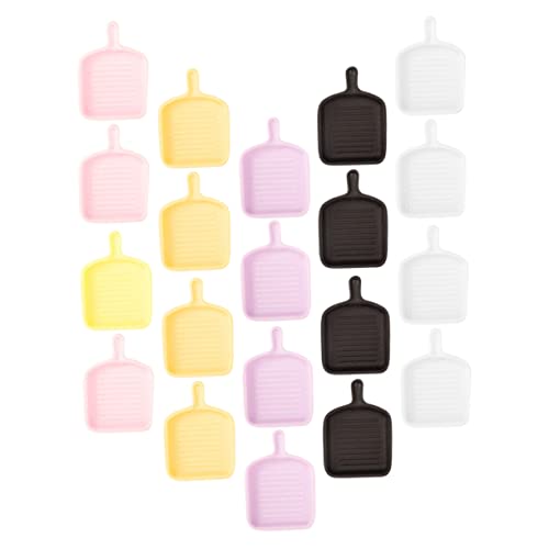 SKISUNO 30pcs Mini House Plate Doll House Tischgeschirr Szene Layout Requisiten DIY Harz Charme von SKISUNO